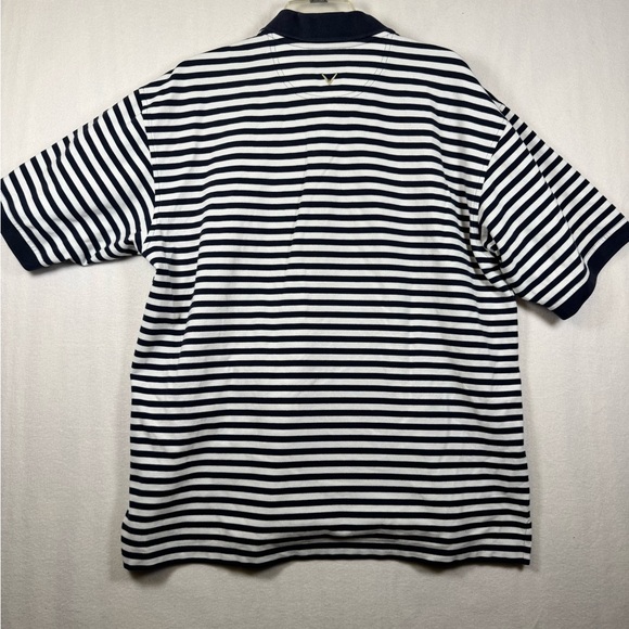 Callaway Navy & White Horizontal Stripe Polo - Picture 5 of 7